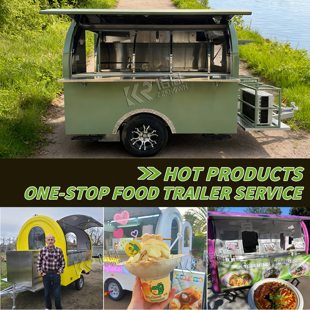 Hot Dog Vending Cart - Luxury Mobile Food Truck Fully Restaurant
