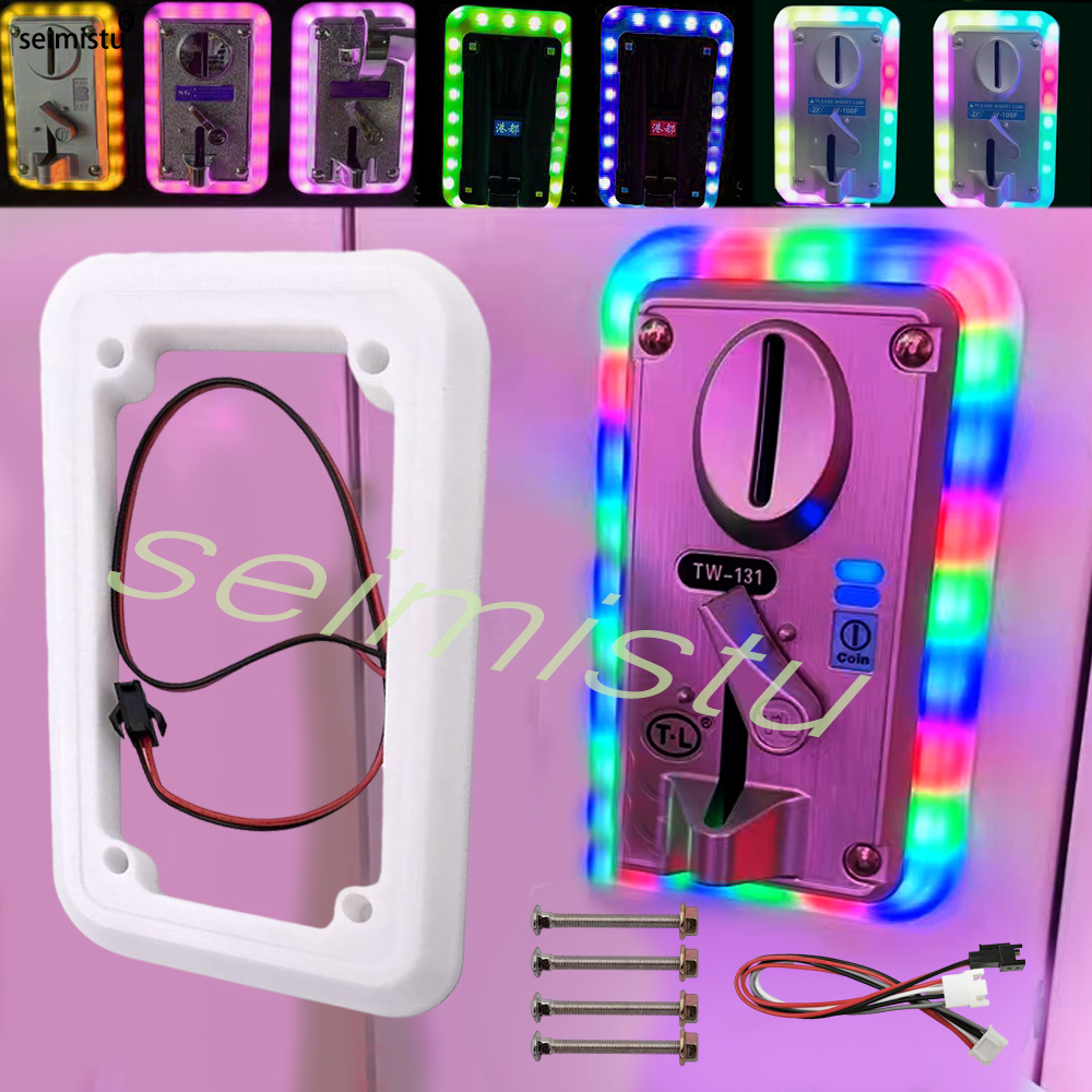 Arcade Games Vending - Coin acceptor LED Colorful LED Frame
