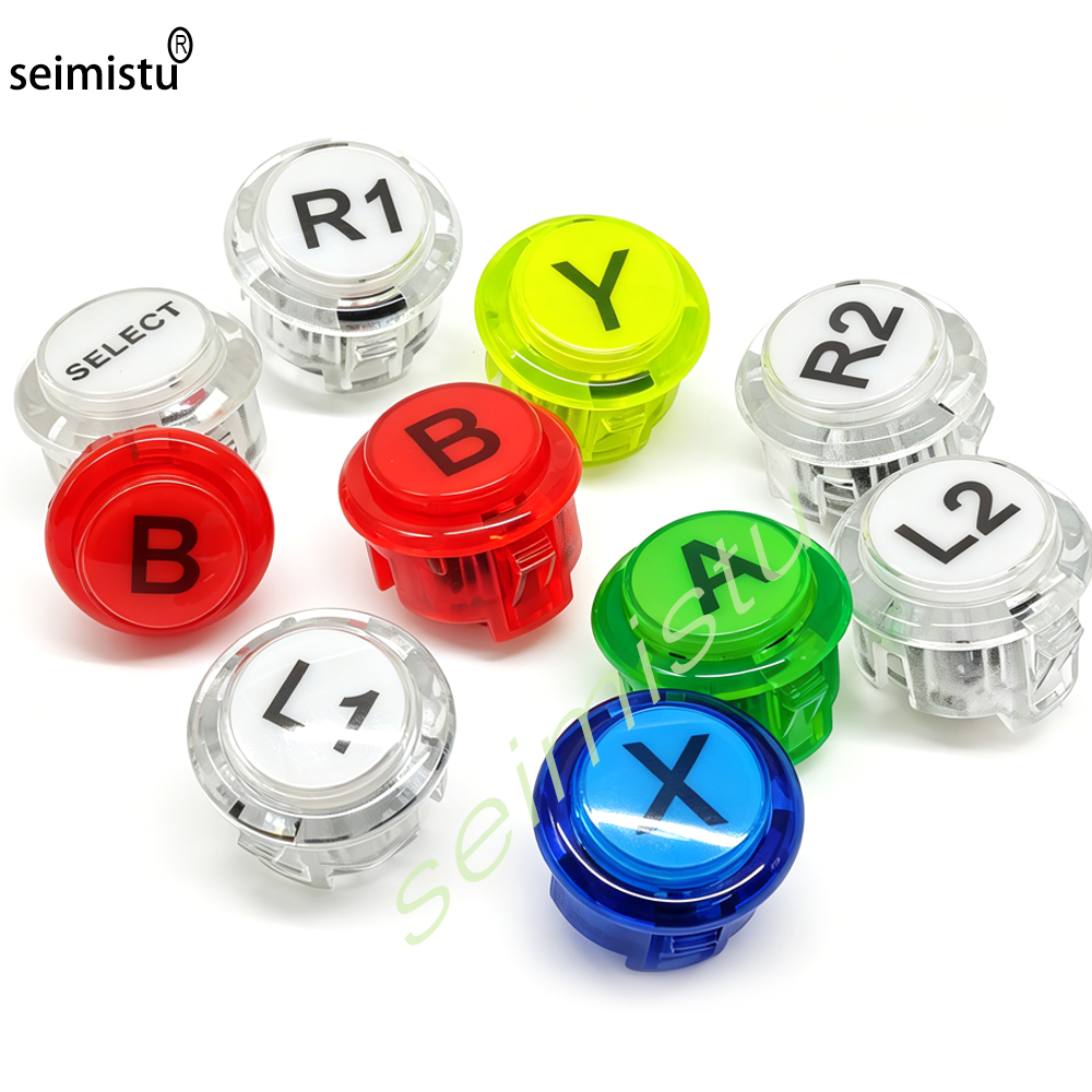 Arcade Vibes - 1 pcs Arcade 30mm Clear Push