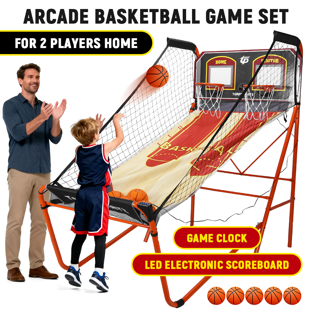 Basketball Arcade Game - Arcade Cage Basketball Game LED Electronic
