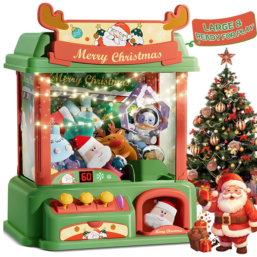 Christmas Claw Machine For Kid – обзор и цена Arcade Games Vending