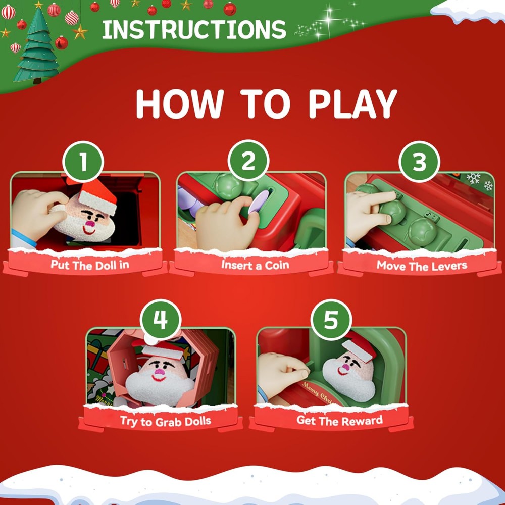Christmas Claw Machine For Kid – обзор и цена Arcade Games Vending