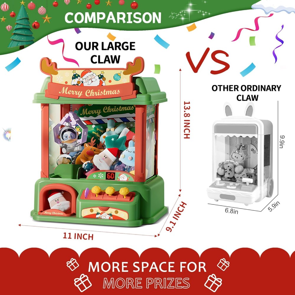 Christmas Claw Machine For Kid – обзор и цена Arcade Games Vending