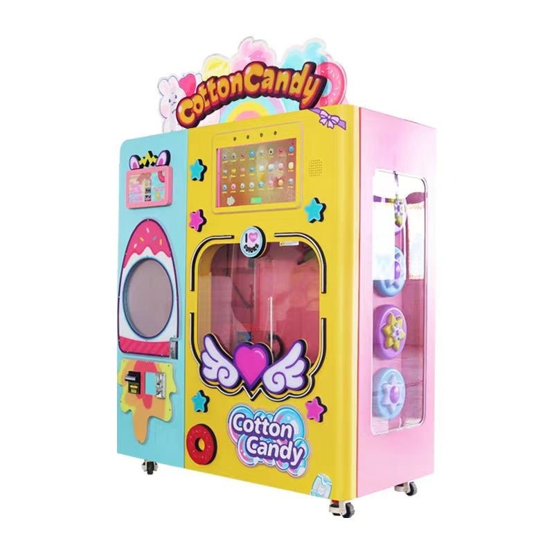 Fully Automatic Cotton Candy M – обзор и цена Candy Vending Machine