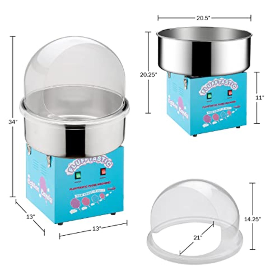 Cotton Candy Machine 1000W Flo – обзор и цена Candy Floss Machine