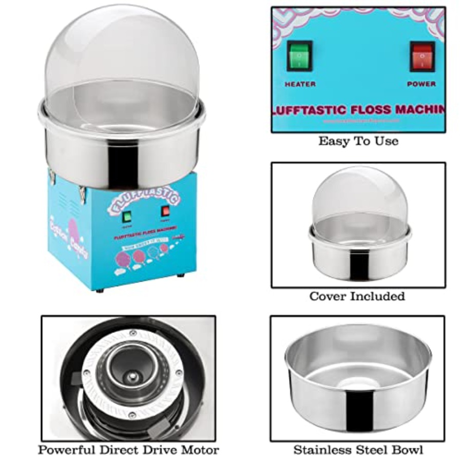 Cotton Candy Machine 1000W Flo – обзор и цена Candy Floss Machine