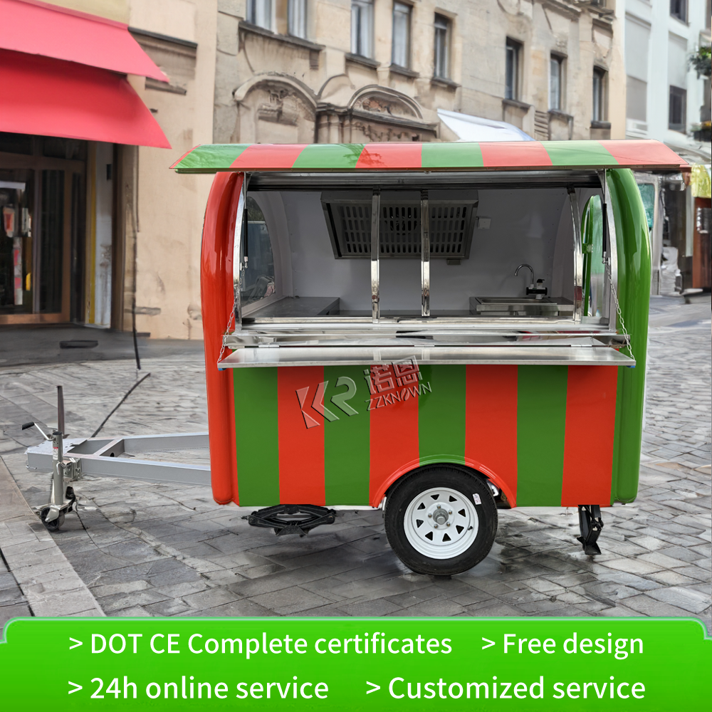 food truck trailer mobile kitc – обзор и цена Hot Dog Vending Cart