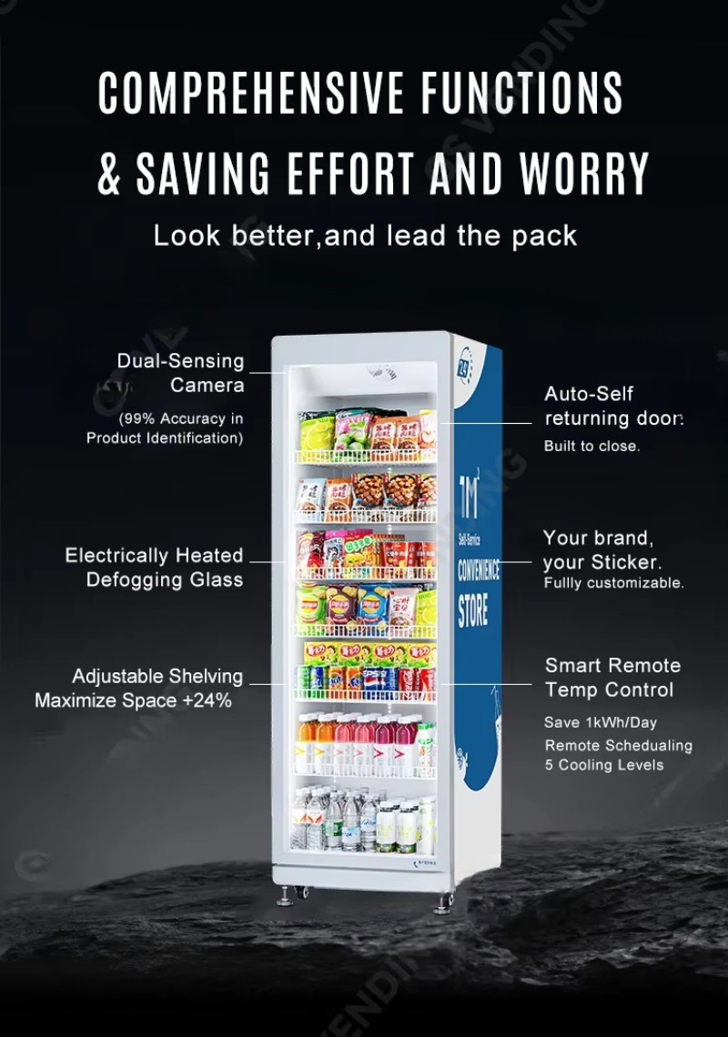 FOODLINE Customized Vending AI – обзор и цена Open Vending Machine