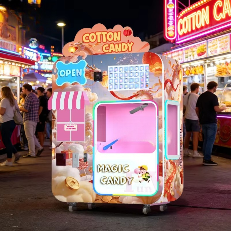 Mall Food Court Cotton Candy V – обзор и цена Candy Vending Machine