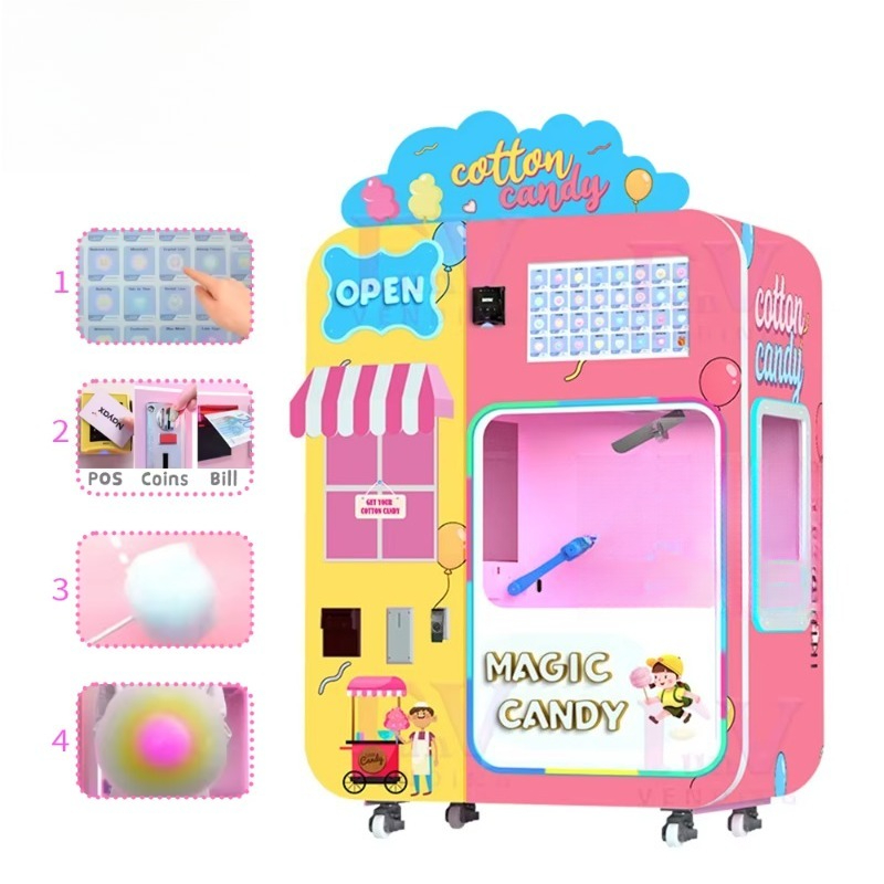 Mall Food Court Cotton Candy V – обзор и цена Candy Vending Machine