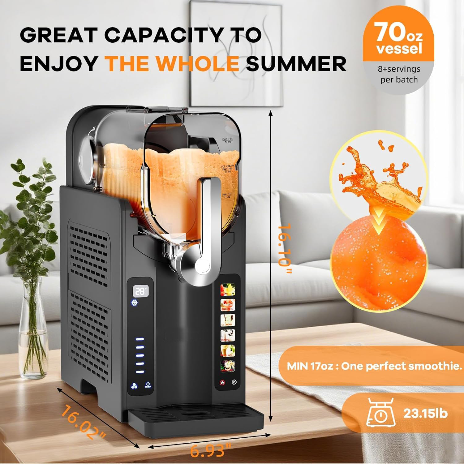 Slushie Machine for Home,70 OZ – обзор и цена Slushie Machine Vending