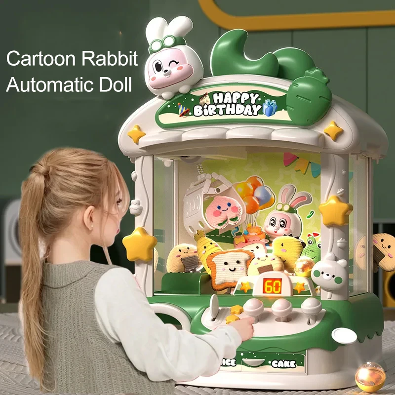 Cartoon Claw Game Machine Rabb – обзор и цена Coin Pusher Machine