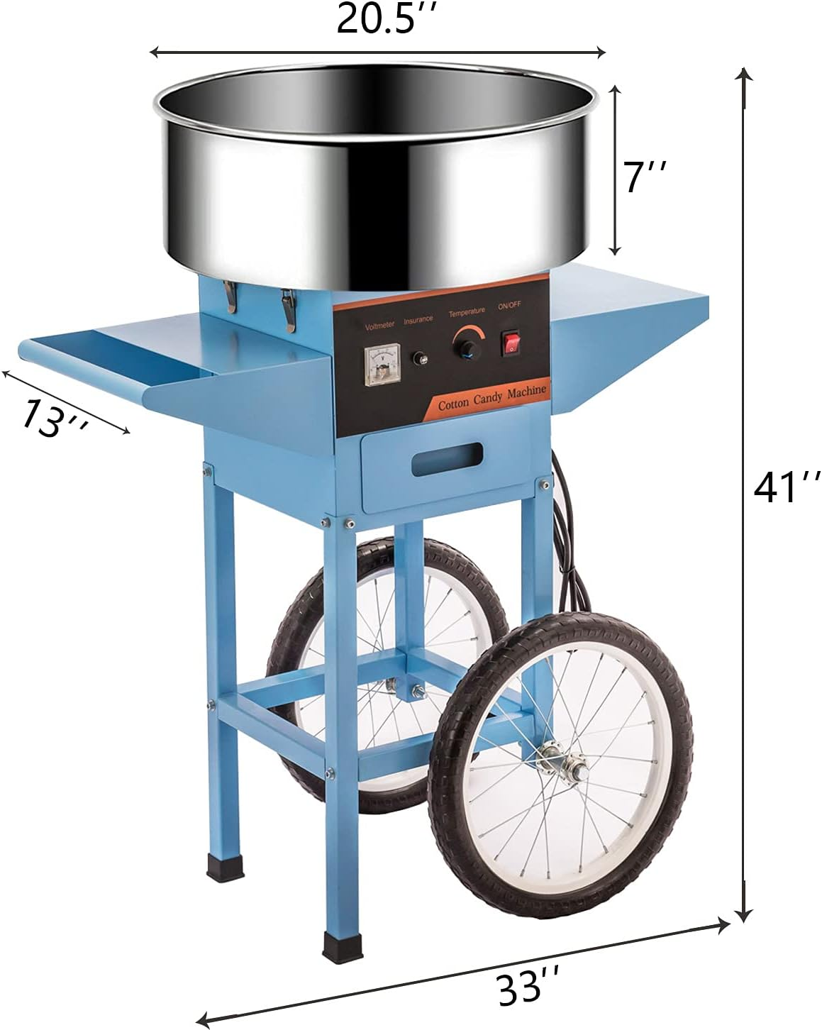 Commercial Electric Cotton Can – обзор и цена Candy Floss Machine