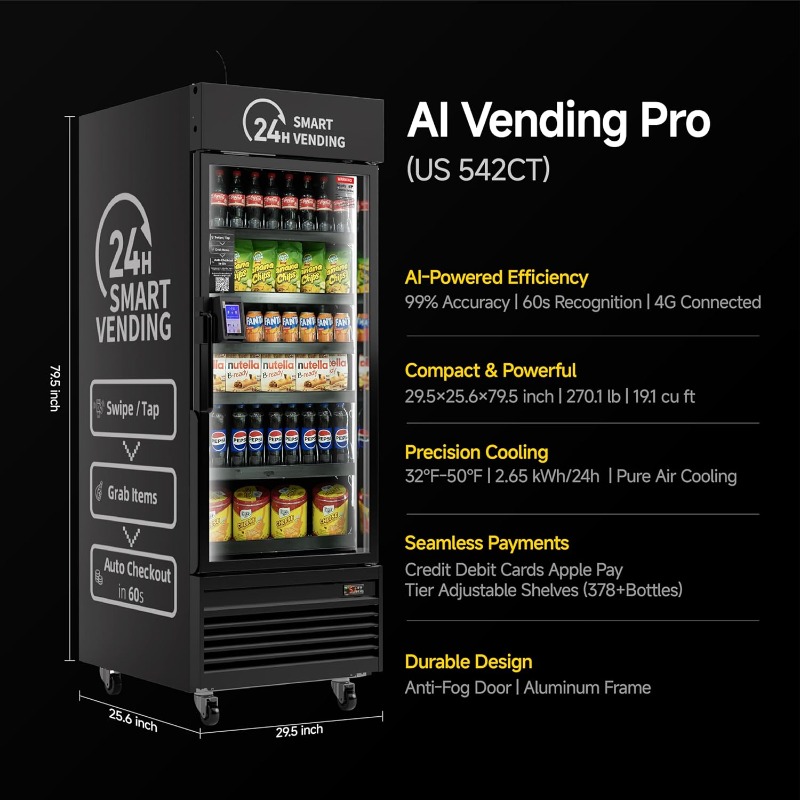 Customized Smart Open-Front Ve – обзор и цена Open Vending Machine