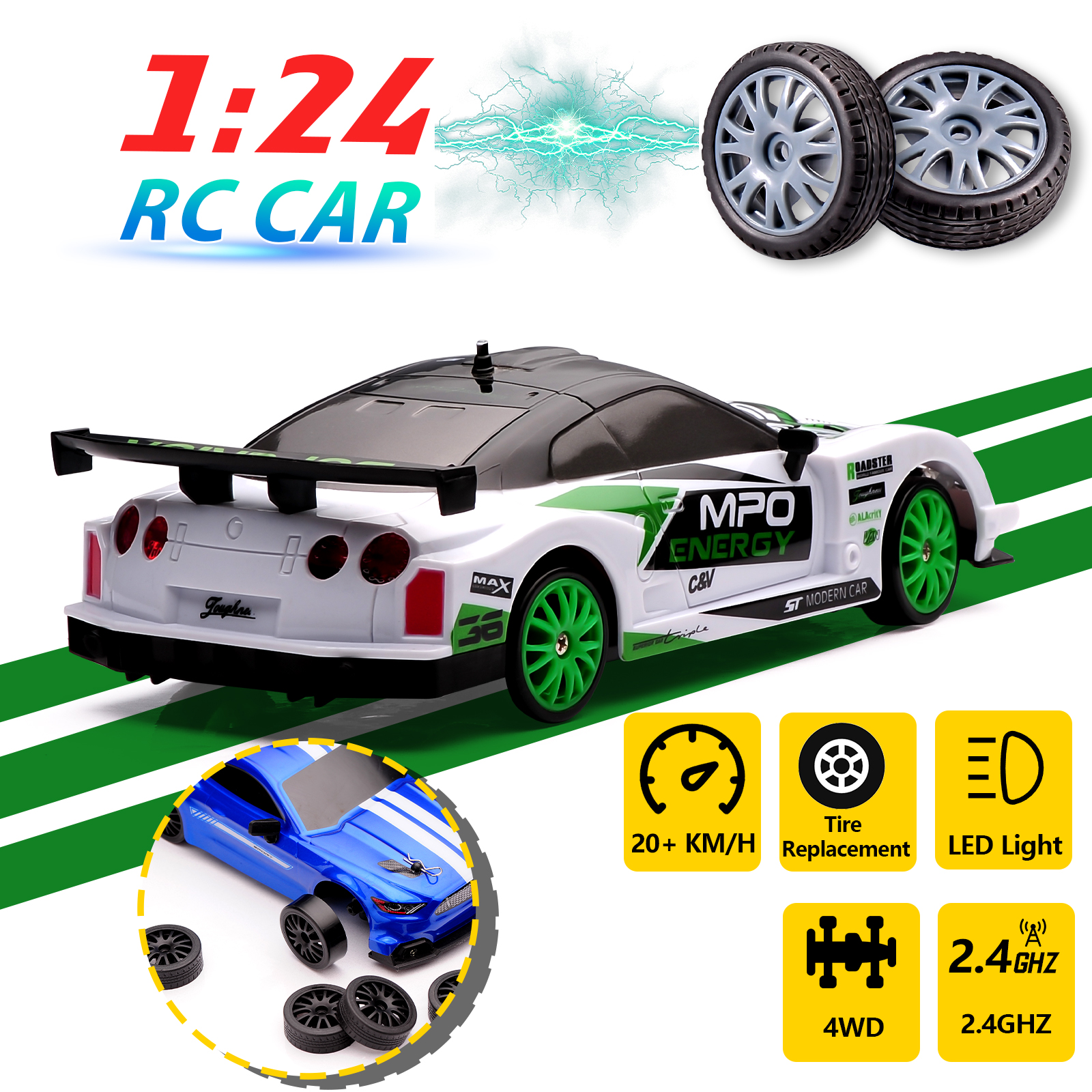 1:24 RC Drift Car 2.4G 4WD Hig – обзор и цена Racing Arcade Cabinet