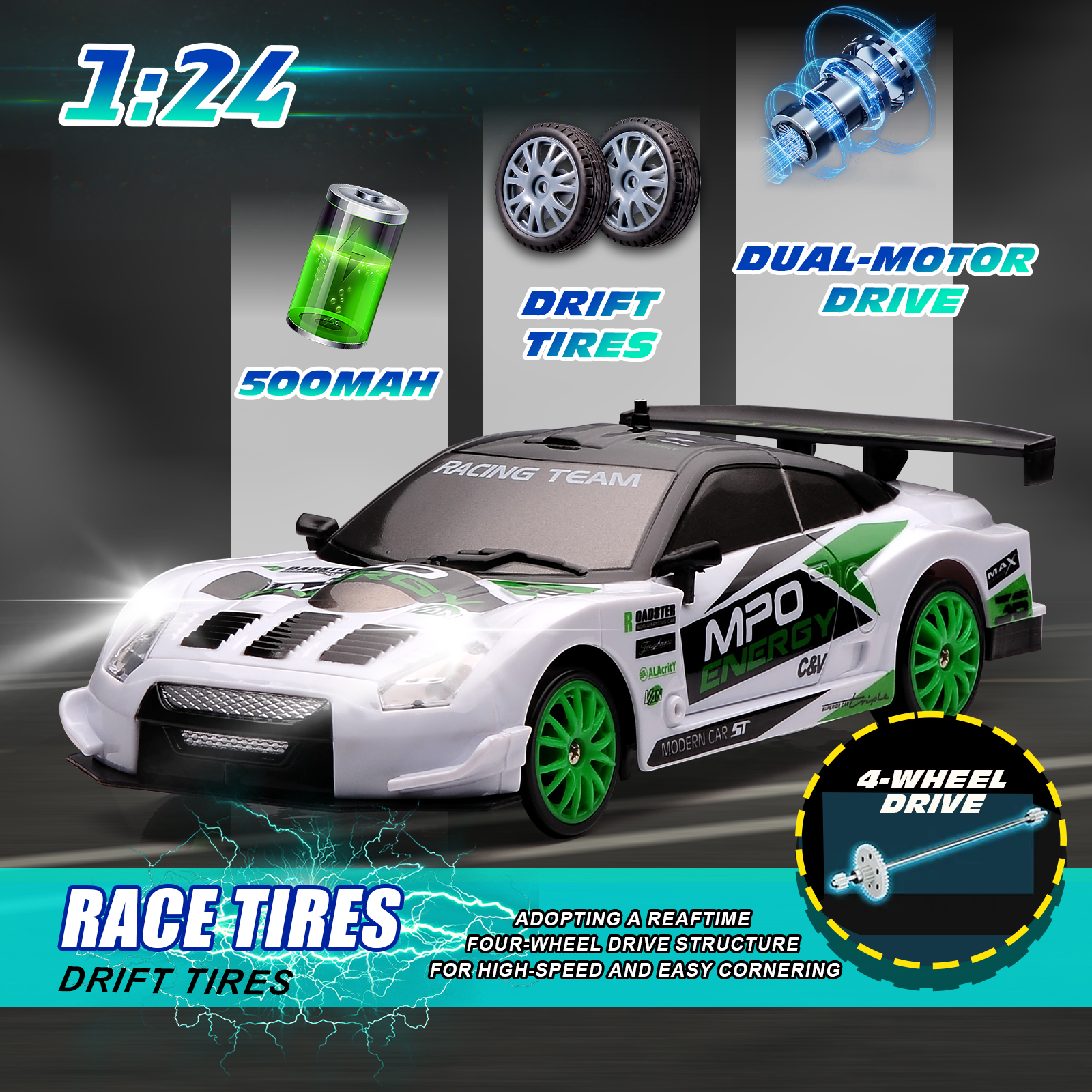 1:24 RC Drift Car 2.4G 4WD Hig – обзор и цена Racing Arcade Cabinet