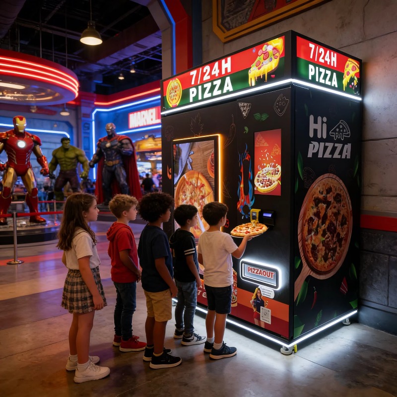 Custom Pizza Vending Machine S – обзор и цена Vending Machine Qr Code