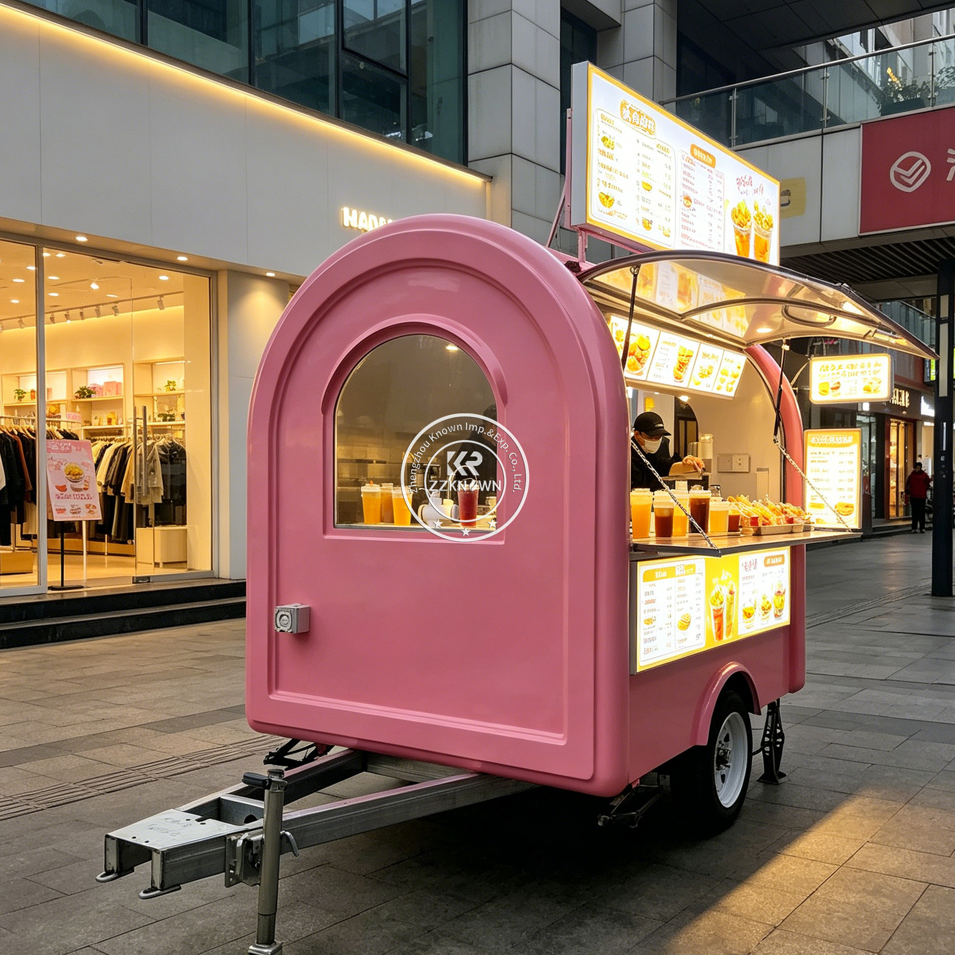 Street Mobile Food Trailer Hot – обзор и цена Hot Dog Vending Cart