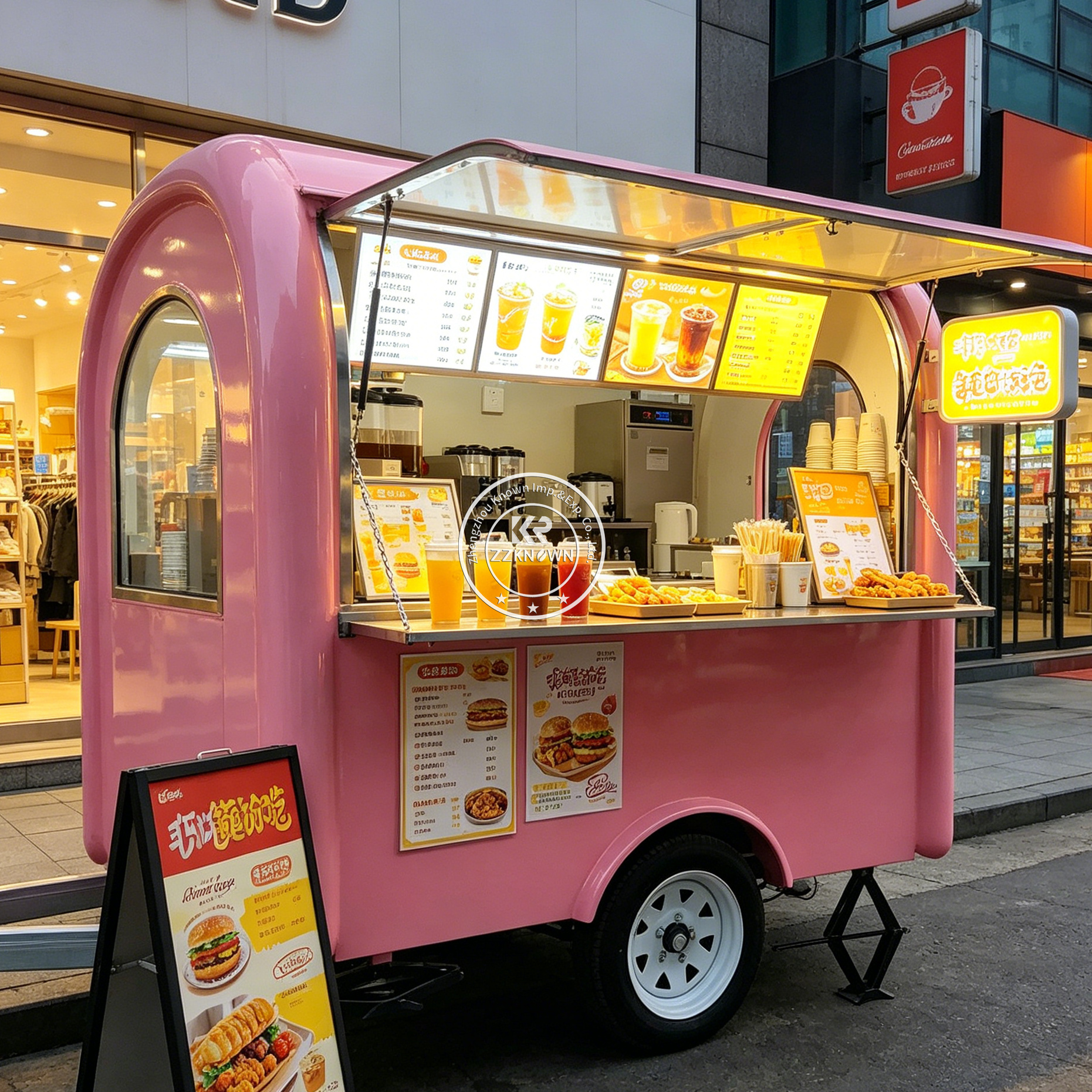 Street Mobile Food Trailer Hot – обзор и цена Hot Dog Vending Cart