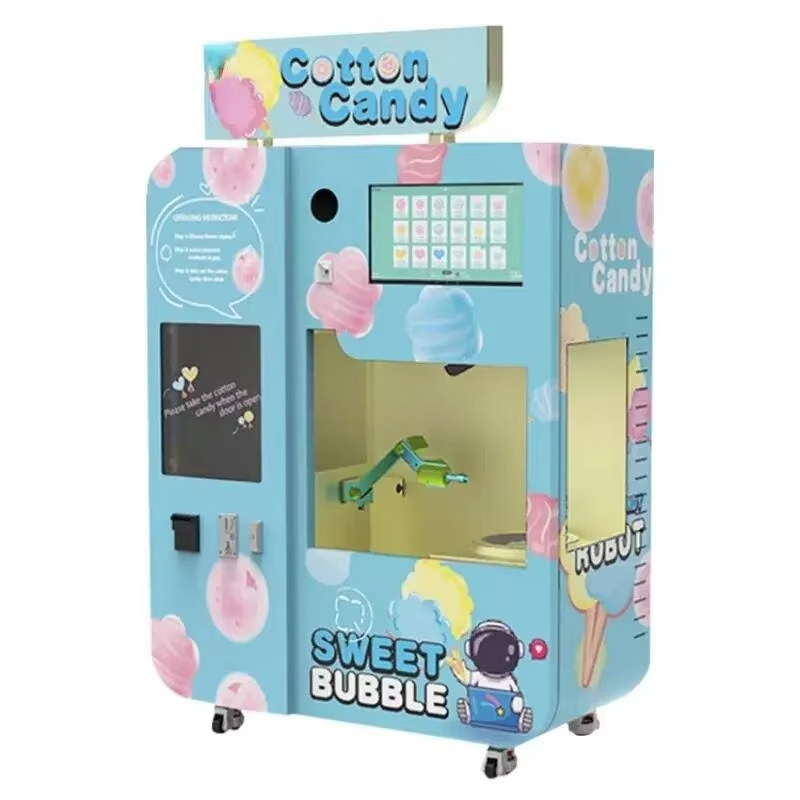 Fully Automatic Cotton Candy V – обзор и цена Candy Vending Machine