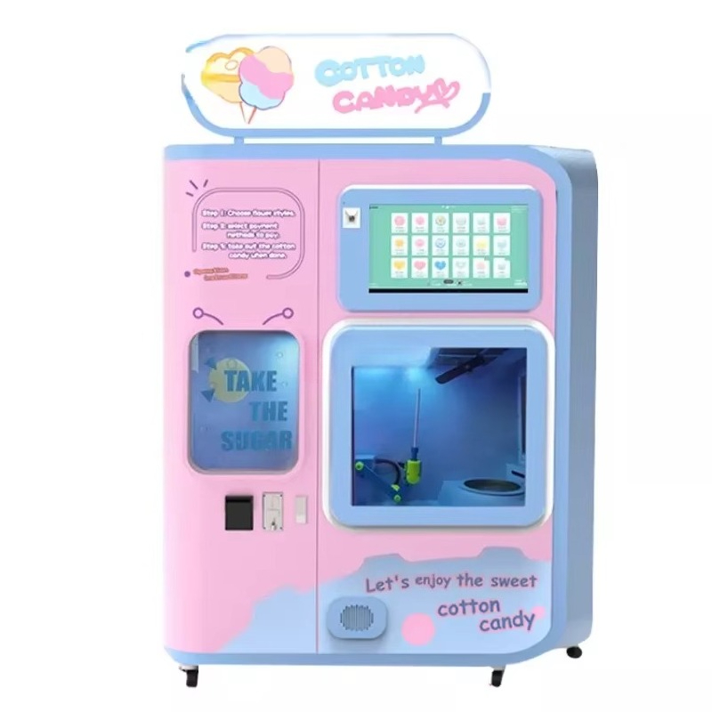 Fully Automatic Cotton Candy V – обзор и цена Candy Vending Machine
