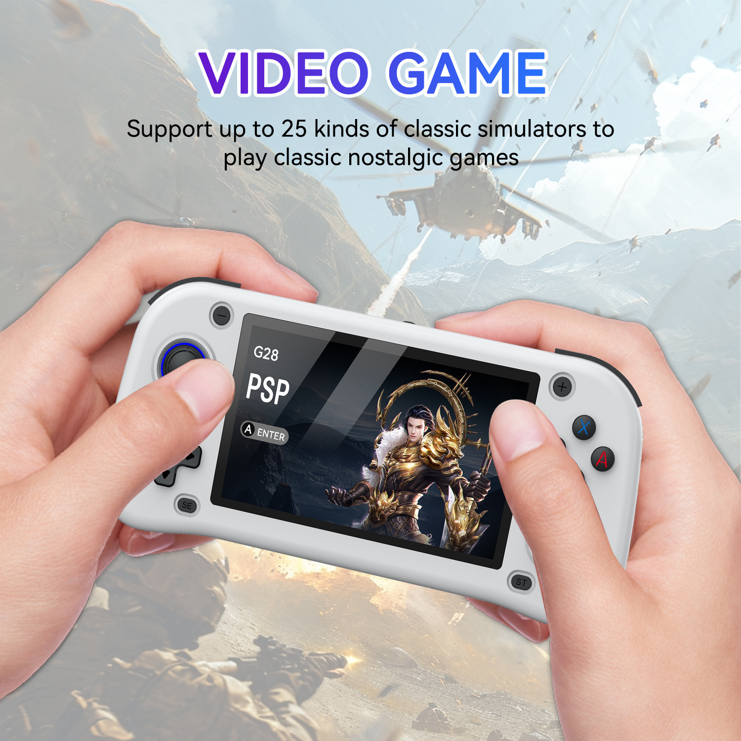 G28 game console 4.3-inch high – обзор и цена Arcade Vibes
