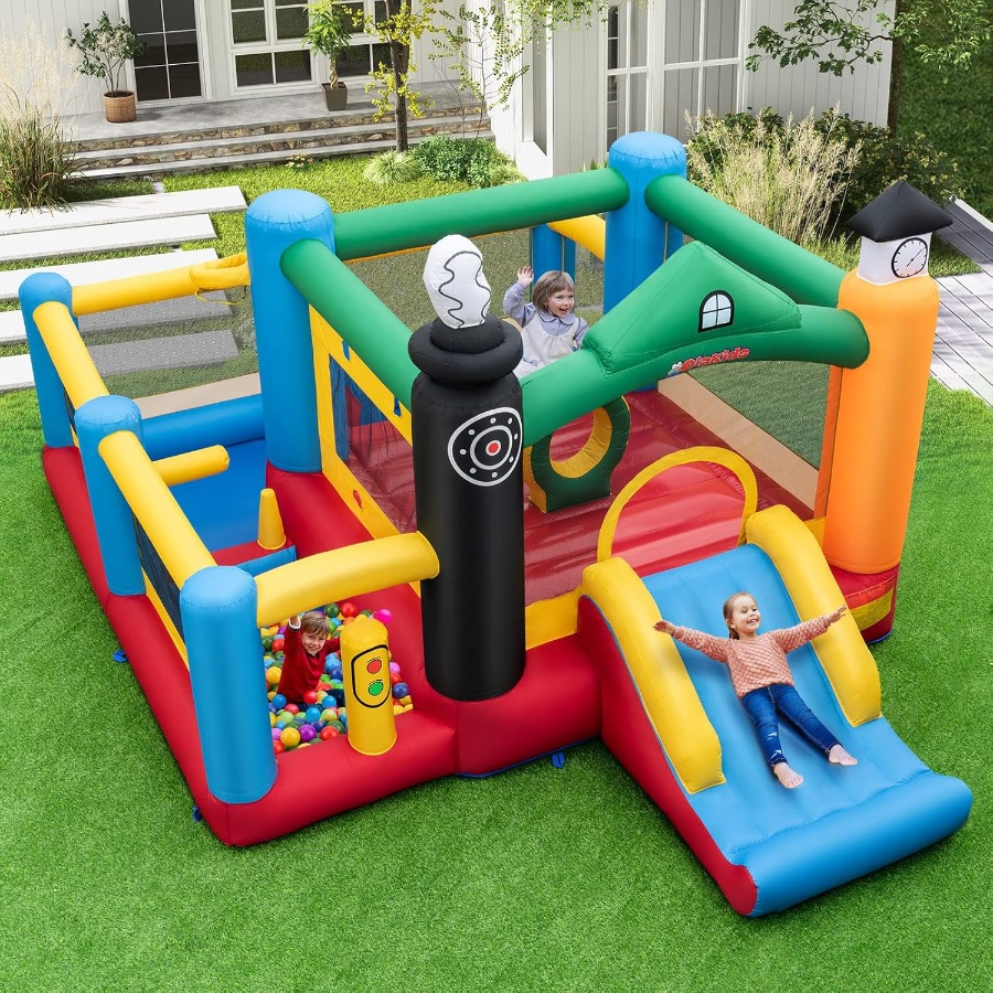 Inflatable Bounce House Train  – обзор и цена Basketball Arcade Game