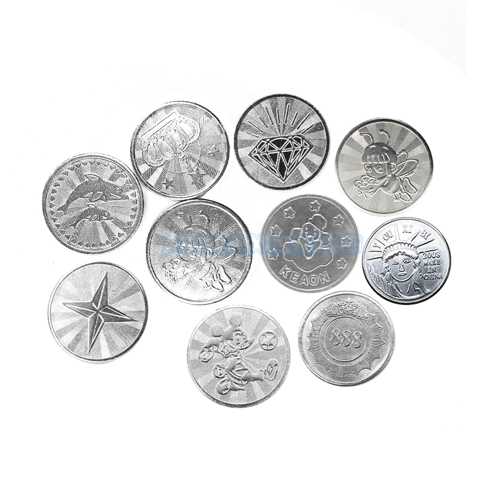 100PCS  Coins Tokens Stainless – обзор и цена Arcade Games Vending