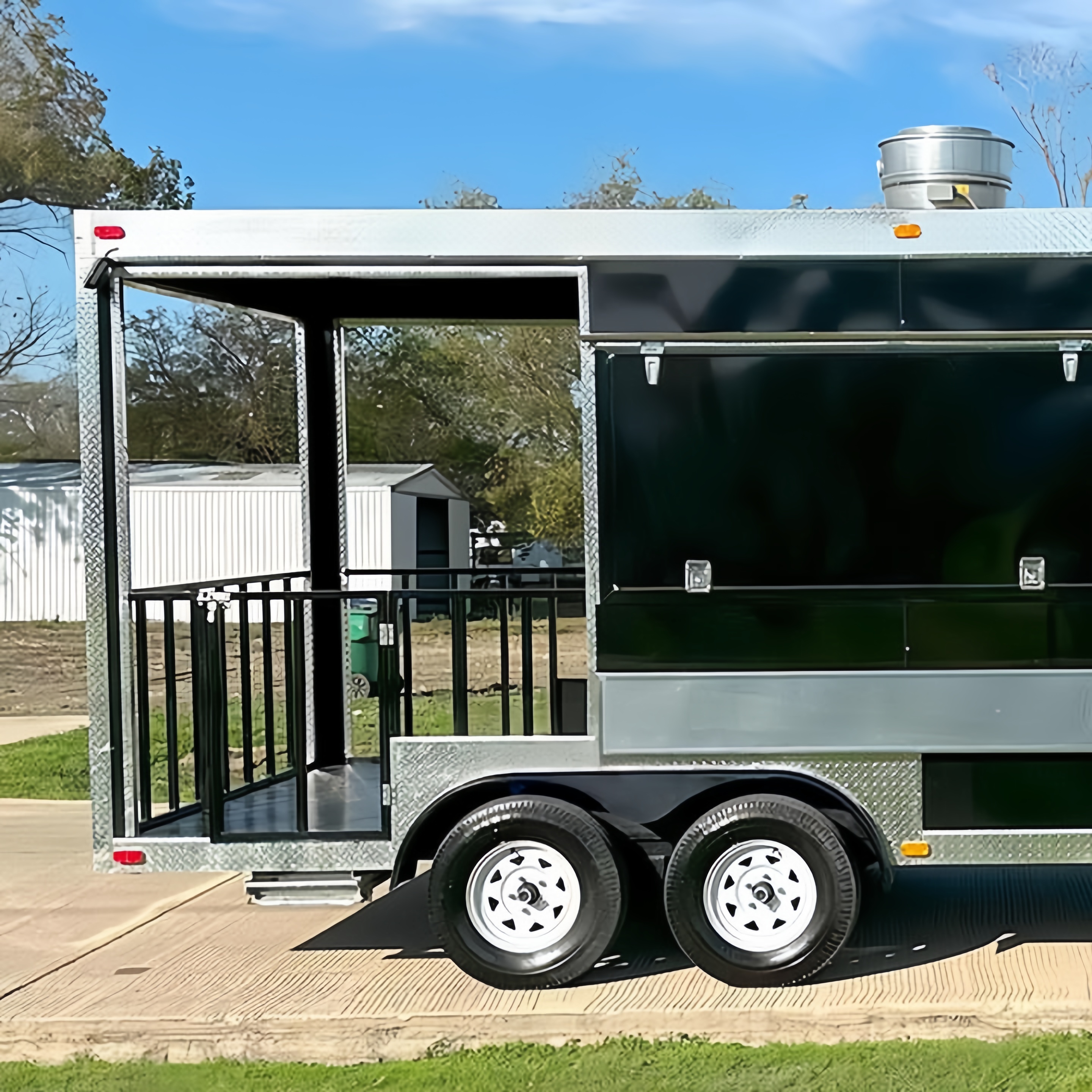 Outdoor Mobile Food Truck Trai – обзор и цена Hot Dog Vending Cart