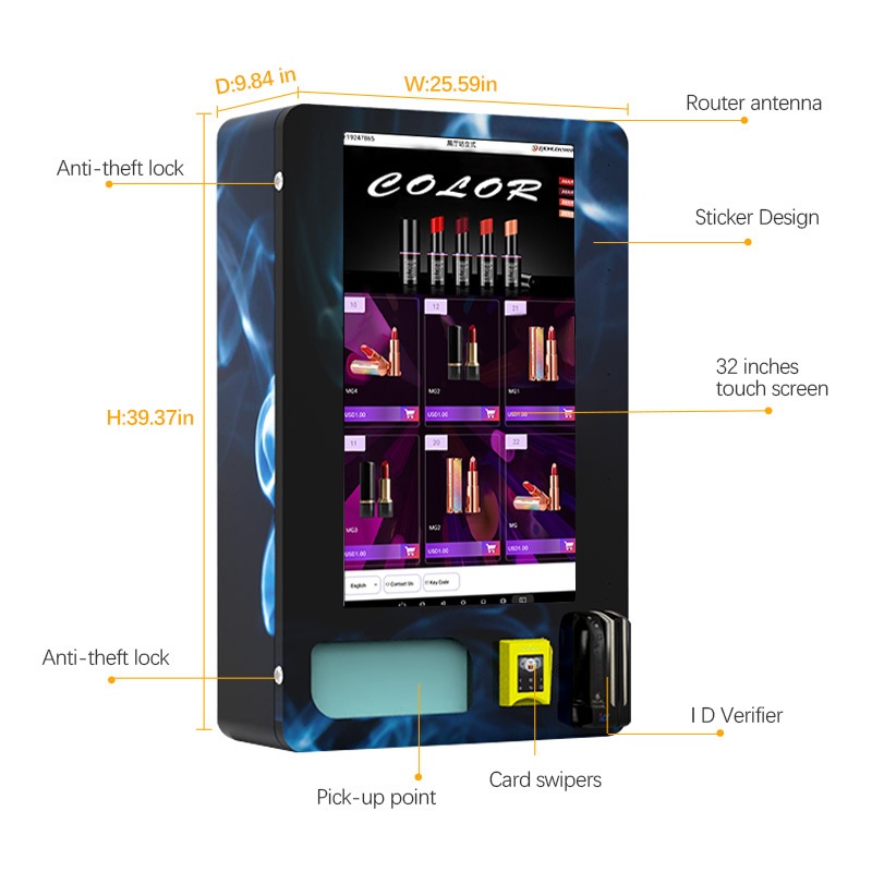 Export Wall-mounted Mini Cigar – обзор и цена Vending Machine Qr Code
