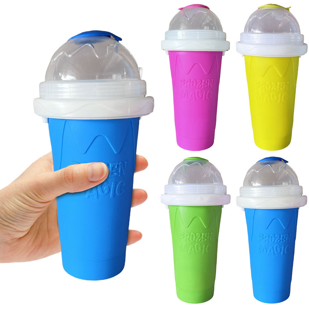 300ML Smoothies Squeeze Cup Qu – обзор и цена Slushie Machine Vending