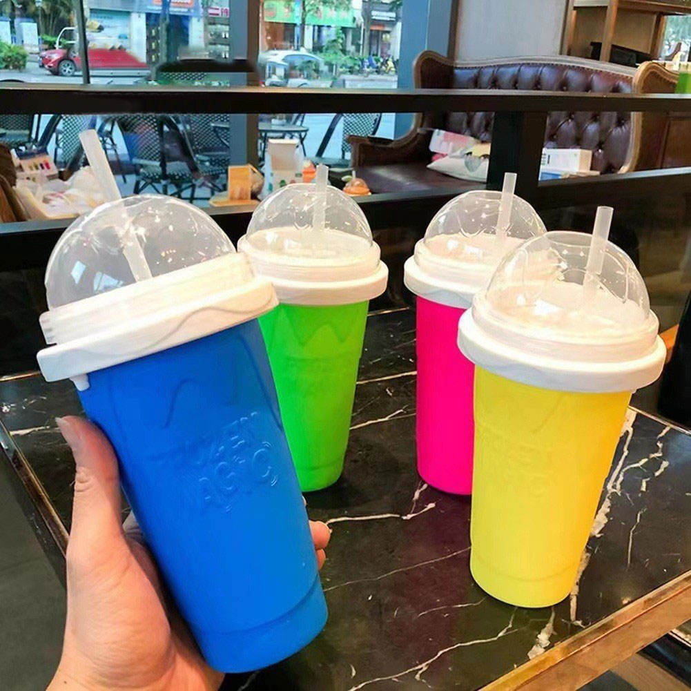 300ML Smoothies Squeeze Cup Qu – обзор и цена Slushie Machine Vending