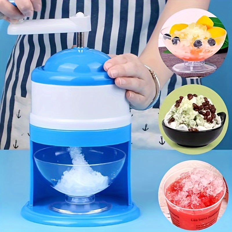 Portable Hand Crank Snow Cone  – обзор и цена Slushie Machine Vending