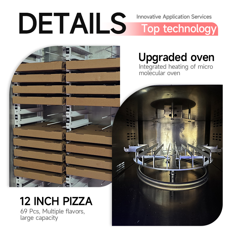 Wholesale Automated Hot Pizza  – обзор и цена Vending Machine Qr Code
