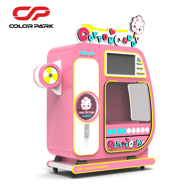 Colorful Automatic Cotton Cand – обзор и цена Bill Acceptor Vending