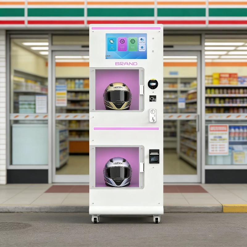 Custom Double Warehouse Helmet – обзор и цена Vending Machine Qr Code