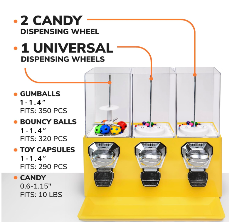 2025 Popular Deer Three-in-One – обзор и цена Candy Vending Machine